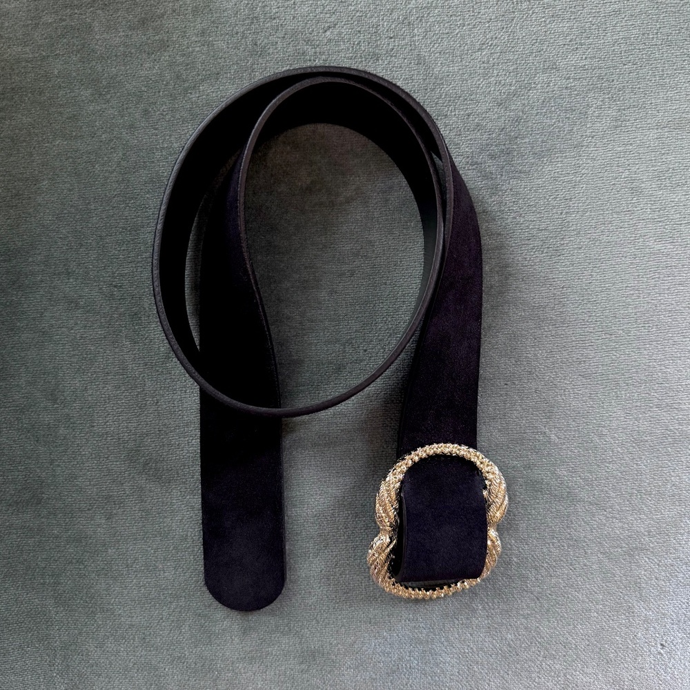 Sezane Artemis Belt, Black - Picture 4 of 6